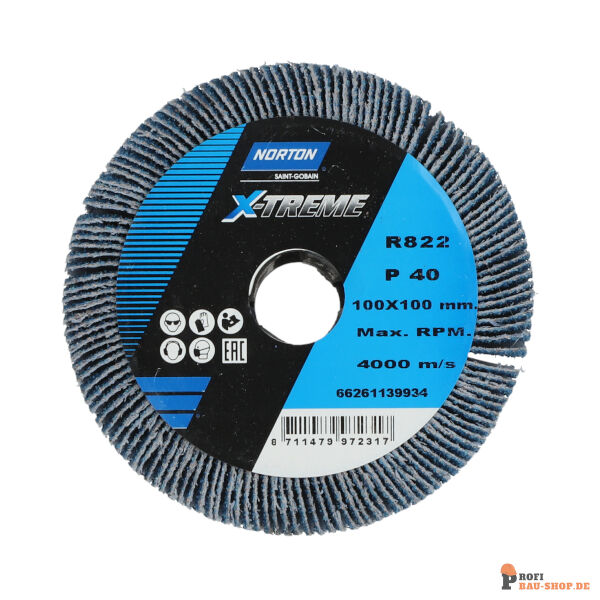nortonschleifmittel/NORTON_schleifmittel_66261139934 Flange Flap Wheels Norton EXTREME ASPHALT LB 1x100x19_40_156704